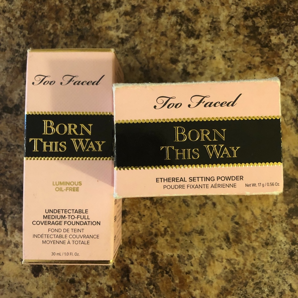 TOO FACE FOUNDATION + ETHERAL POWDER COMBO